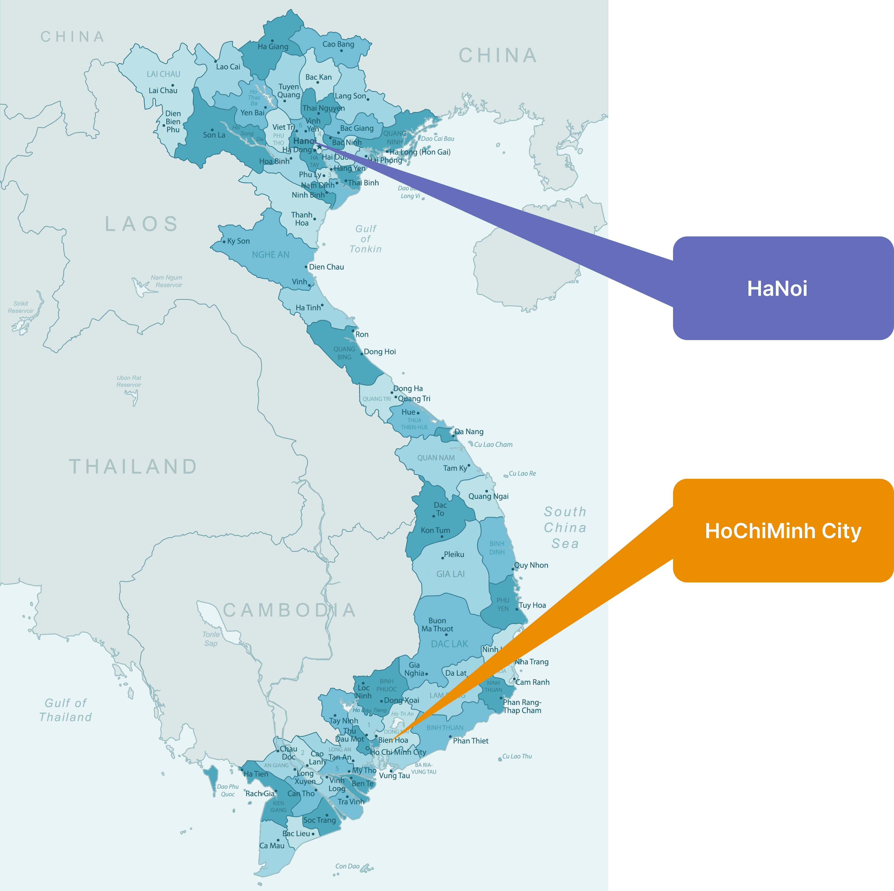 Map Viet Nam